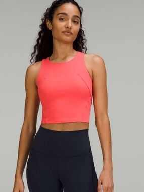 NWT Lululemon Invigorate Training Tank Top Pale Raspberry Size 8